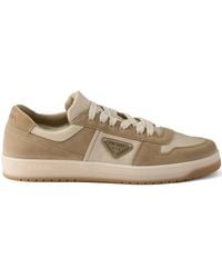 Prada - Downtown Re-Nylon And Suede Sneakers - Lyst