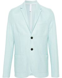 Harris Wharf London - Einreihiges Sakko Mit Wabenmuster - Lyst