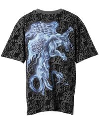 Casella Meyer - Panther-Print T-Shirt - Lyst