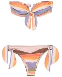 Zimmermann - Solstice Scarf-Tie Bikini - Lyst