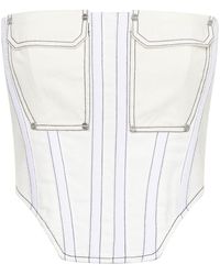 Dion Lee - Hongbao Striped Corset Top - Lyst