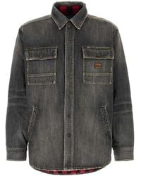 Balenciaga - Cotton Demin Shirt Jacket - Lyst
