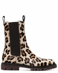 SCAROSSO - Nick Wooster Leopard Boots - Lyst