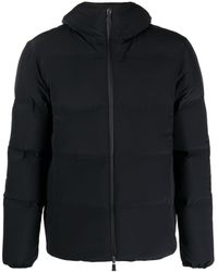Herno - High-neck Padded Hooded Jacket - Lyst