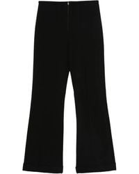 Sandro - Flared Broek Met Rits - Lyst