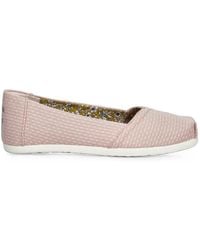 TOMS - Alpargata Polka-Dot Slip-On Ballet Flats - Lyst