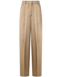 Peserico - Pleated Trousers - Lyst