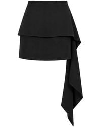 Isabelle Blanche - Draped Layered Mini Skirt - Lyst