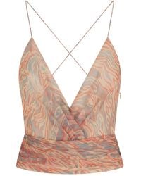 Giorgio Armani - Top Met Print - Lyst