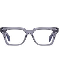 Balmain - Brille Mit Eckigem Gestell - Lyst