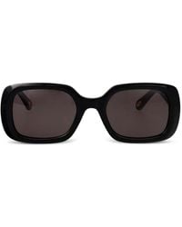 Chloé - Rectangle Logo Sunglasses - Lyst