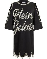 Philipp Plein - Verfraaide Mini-Jurk - Lyst
