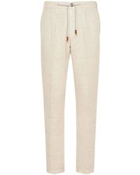 Eleventy - Drawstring Tapered Trousers - Lyst