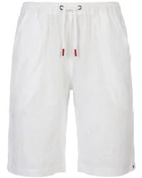 Kiton - Shorts Met Trekkoord - Lyst