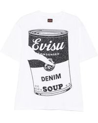 Evisu - Graphic-Print T-Shirt - Lyst