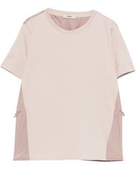 Herno - Cotton Jersey And New Techno Taffeta T-Shirt - Lyst