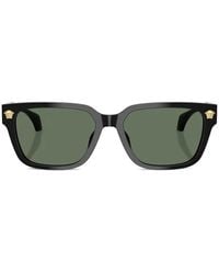 Versace - Medusa Square-Frame Sunglasses - Lyst