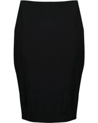 Saint Laurent - Cassandre Zip-Fastening Pencil Skirt - Lyst