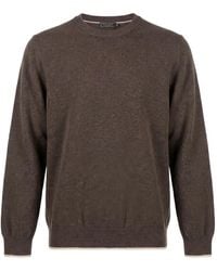 Peserico - Ribbed-Trim Sweater - Lyst