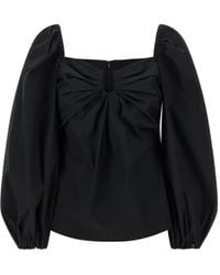 Carolina Herrera - Puff' Sleeve Top - Lyst