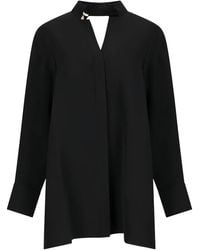 DI STAVNITSER - Lulu V-Neck Blouse - Lyst