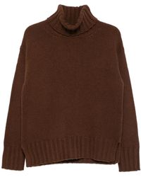 Jucca - Ribbed-Knit Roll-Neck Sweater - Lyst