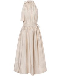Philosophy Di Lorenzo Serafini - Abito Midi A Righe - Lyst