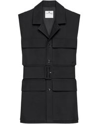 Courreges - Chaqueta Con Cinturón - Lyst