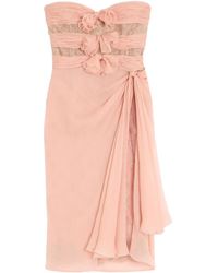 Valentino Garavani - Crepponne Chiffon Dress - Lyst