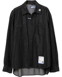 in・stru(men-tal) - Logo-Patch Denim Shirt - Lyst