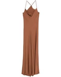 Silk95five - St. Germaine Cowl Neck Slip Maxi Dress - Lyst