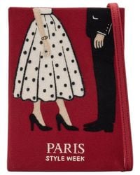 Olympia Le-Tan - Paris Style Week Embroidered Clutch Bag - Lyst