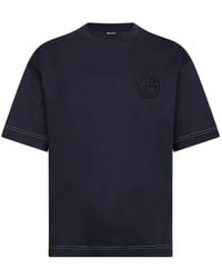 Giorgio Armani - Logo-Embroidered T-Shirt - Lyst