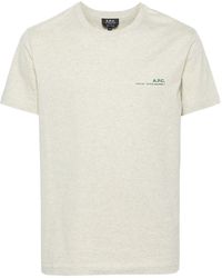 A.P.C. - Item Cotton T-shirt - Lyst