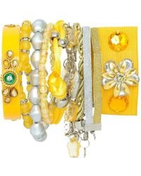 Amir Slama - Beaded Flower Bracelet - Lyst