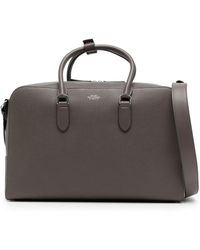 Smythson - Small Ludlow Leather Travel Bag - Lyst