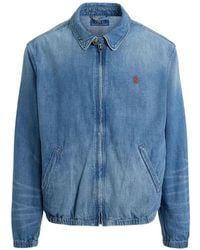 Polo Ralph Lauren - Logo-Embroidered Denim Jacket - Lyst