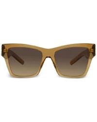 Givenchy - Sonnenbrille Mit Eckigem Gestell - Lyst