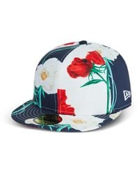 KENZO - X New Era Hut Mit Rosen-Print - Lyst