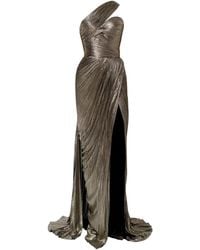 IRIS SERBAN - Robe Plissée À Design À Une Épaule Alba - Lyst