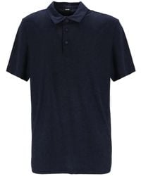 BOSS - ストライプディテール ポロシャツ - Lyst