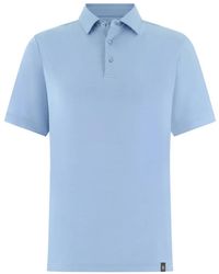 BOGGI - Button-Front Polo Shirt - Lyst