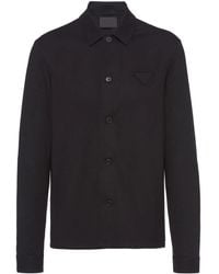 Prada - トライアングルロゴ シャツ - Lyst