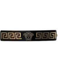 Versace - Medusa Greca Haarspange - Lyst