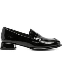 SERGIO MORETTI FIRENZE - Mocassins Vernis À Bout Carré - Lyst