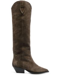 Isabel Marant - Denvee 50mm Knee-length Suede Boots - Lyst