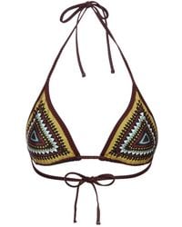La DoubleJ - Triangle Bikini Top - Lyst