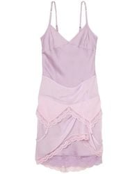 Marc Jacobs - Layered Satin Slip Dress - Lyst