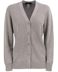 Fabiana Filippi - Ribbed V-Neck Cardigan - Lyst
