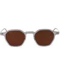 Lindberg - Geometric-Frame Sunglasses - Lyst